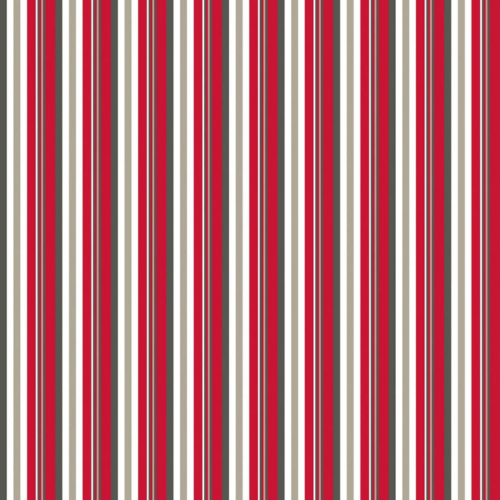 Beachcomber Stripe Sea Coral by RM CoCo Fabric