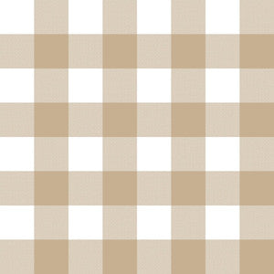 Big Sky Check Linen by RM CoCo Fabric