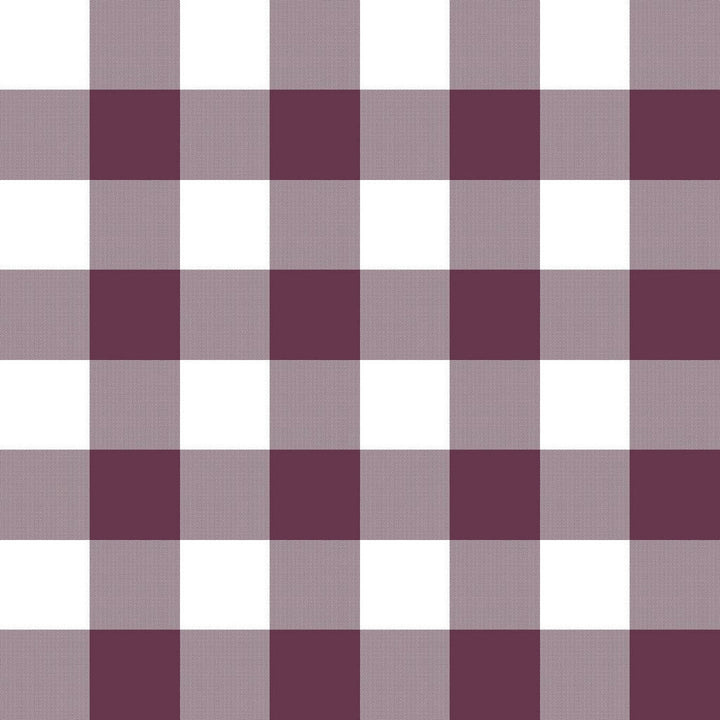 Big Sky Check Plum by RM CoCo Fabric