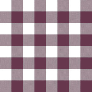 Big Sky Check Plum by RM CoCo Fabric