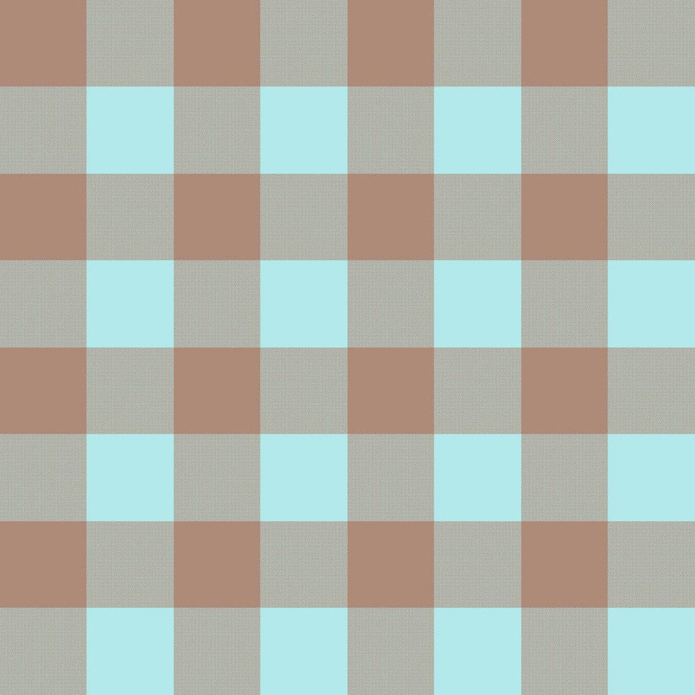 Big Sky Check Robin's Egg by RM CoCo Fabric