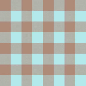 Big Sky Check Robin's Egg by RM CoCo Fabric