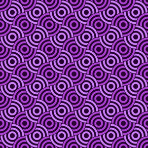 Circle Up African Violet by RM CoCo Fabric