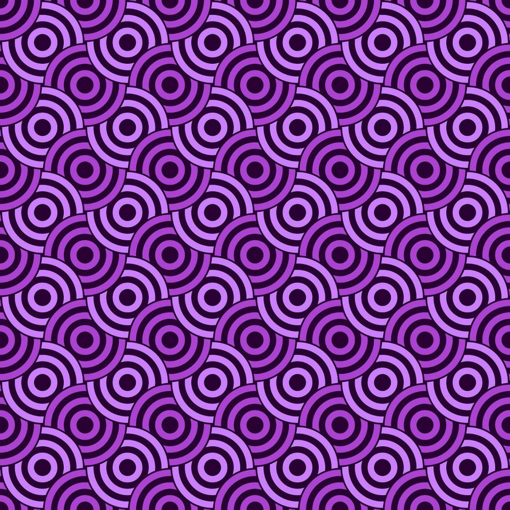 Circle Up African Violet by RM CoCo Fabric