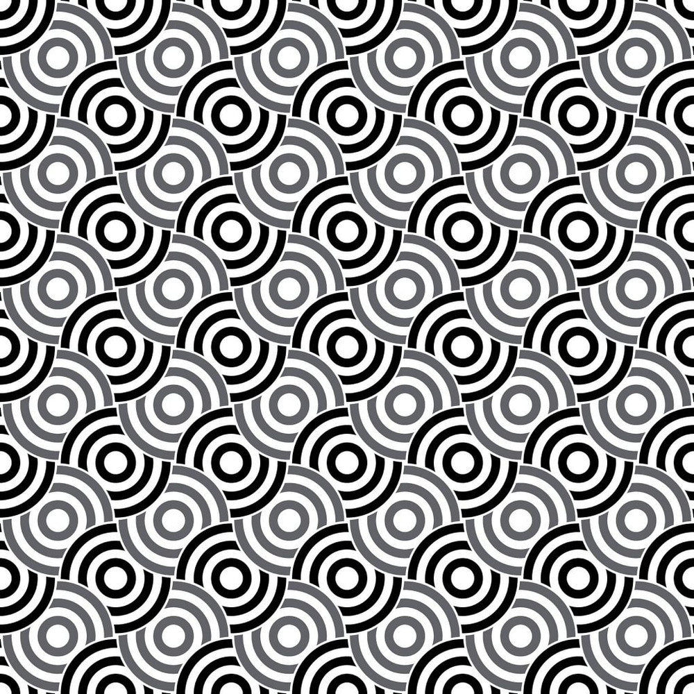 Circle Up Charcoal by RM CoCo Fabric