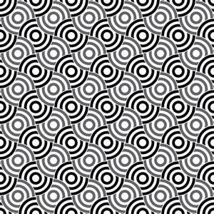 Circle Up Charcoal by RM CoCo Fabric