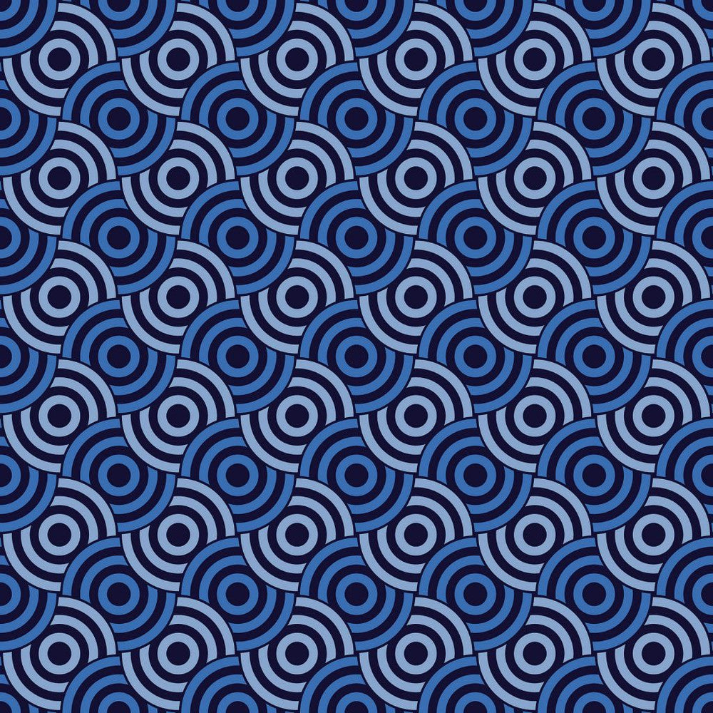 Circle Up Cobalt by RM CoCo Fabric ColorWorks Spring 2022 RM Studio See Sample 0 Horizontal: 6.75 and Vertical: 6.75 0 - Fabric Carolina -