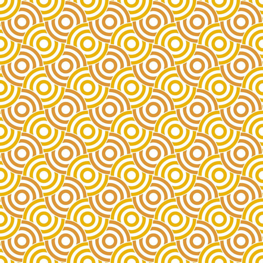 Circle Up Dijon by RM CoCo Fabric
