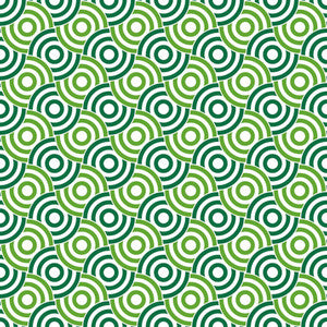 Circle Up Key Lime by RM CoCo Fabric