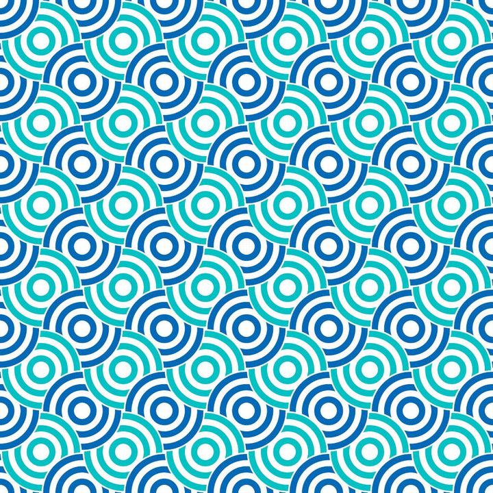 Circle Up Ocean by RM CoCo Fabric