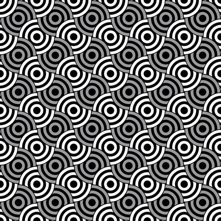 Circle Up Phantom by RM CoCo Fabric