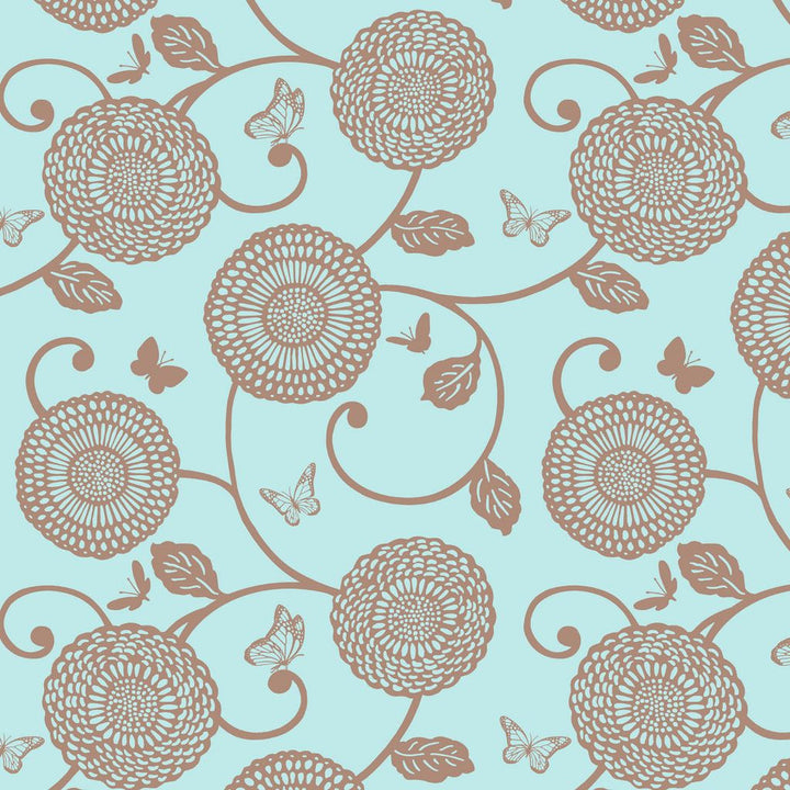 Mum's the Word Robin's Egg by RM CoCo Fabric