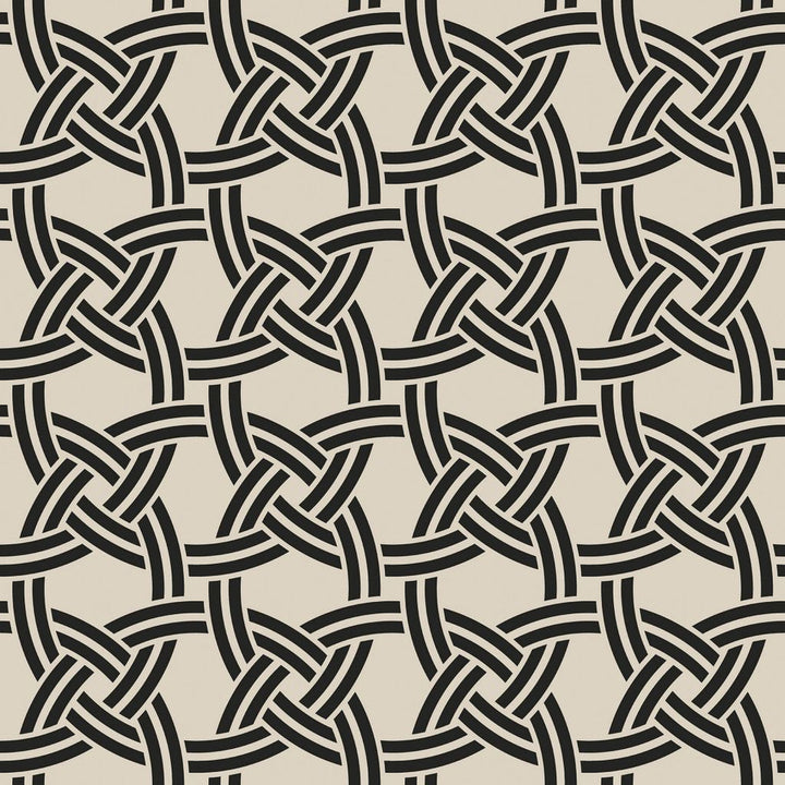Nautical Knot Black Stone by RM CoCo Fabric ColorWorks Spring 2022 RM Studio See Sample 0 Horizontal: 6.75 and Vertical: 6.75 0 - Fabric Carolina -