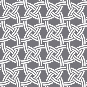 Nautical Knot Quicksilver by RM CoCo Fabric