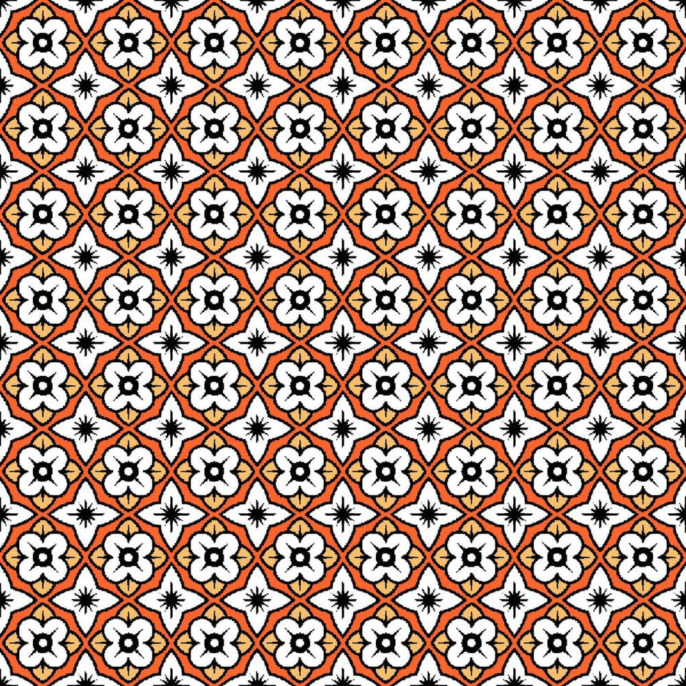 Cool Cat Trellis Orange Slice - repeat wrong on samples by RM CoCo Fabric ColorWorks Spring 2022 RM Studio See Sample 0 Horizontal: 1.13 and Vertical: 1.13 0 - Fabric Carolina -
