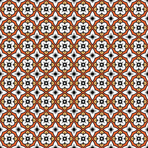 Cool Cat Trellis Orange Slice - repeat wrong on samples by RM CoCo Fabric