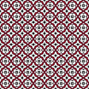 Cool Cat Trellis Red Hot - repeat wrong on samples by RM CoCo Fabric