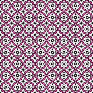 Cool Cat Trellis Pink Panther - repeat wrong on samples by RM CoCo Fabric