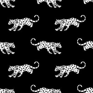 Cool Cat Midnight by RM CoCo Fabric