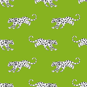 Cool Cat Kiwi by RM CoCo Fabric