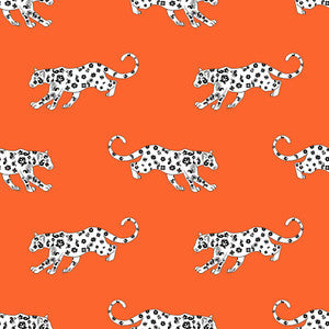Cool Cat Orange Slice by RM CoCo Fabric