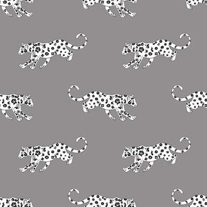 Cool Cat Pewter by RM CoCo Fabric