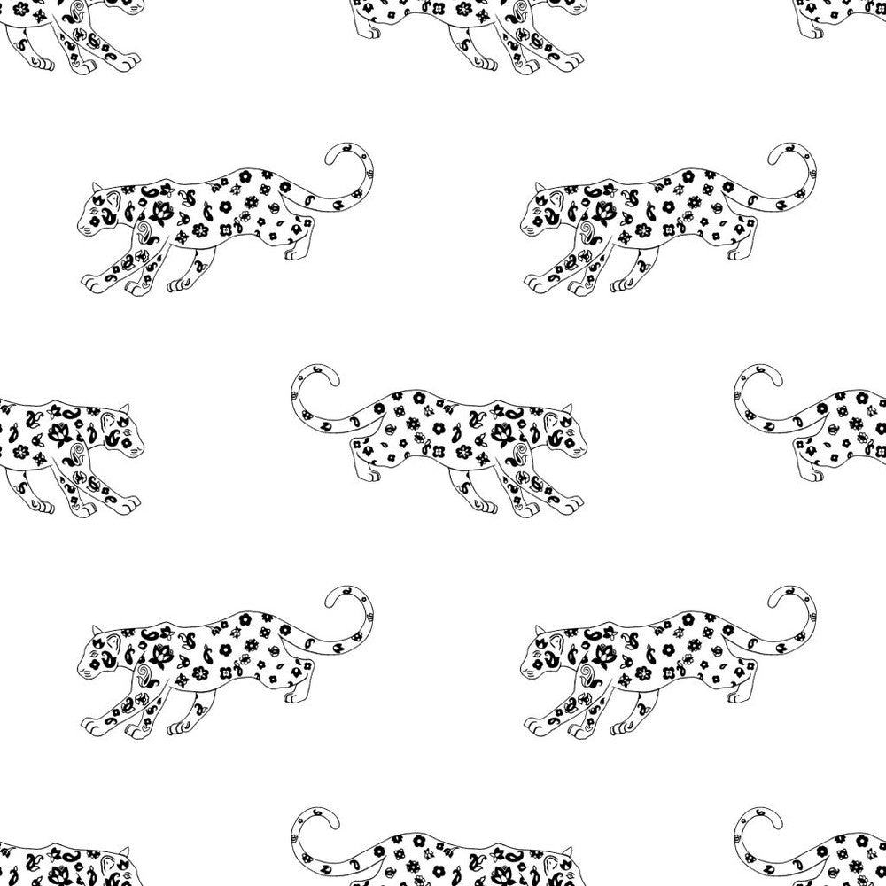Cool Cat White Leopard by RM CoCo Fabric ColorWorks Spring 2022 RM Studio See Sample 0 Horizontal: 13.5 and Vertical: 13.5 0 - Fabric Carolina -