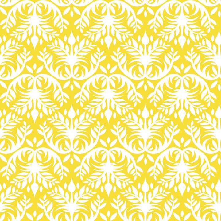 Double Dutch Damask Reversal Goldenrod by RM CoCo Fabric ColorWorks Spring 2022 RM Studio See Sample 0 Horizontal: 9 and Vertical: 9 0 - Fabric Carolina -
