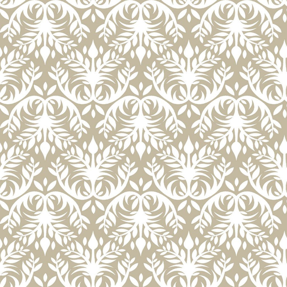 Double Dutch Damask Reversal Linen by RM CoCo Fabric