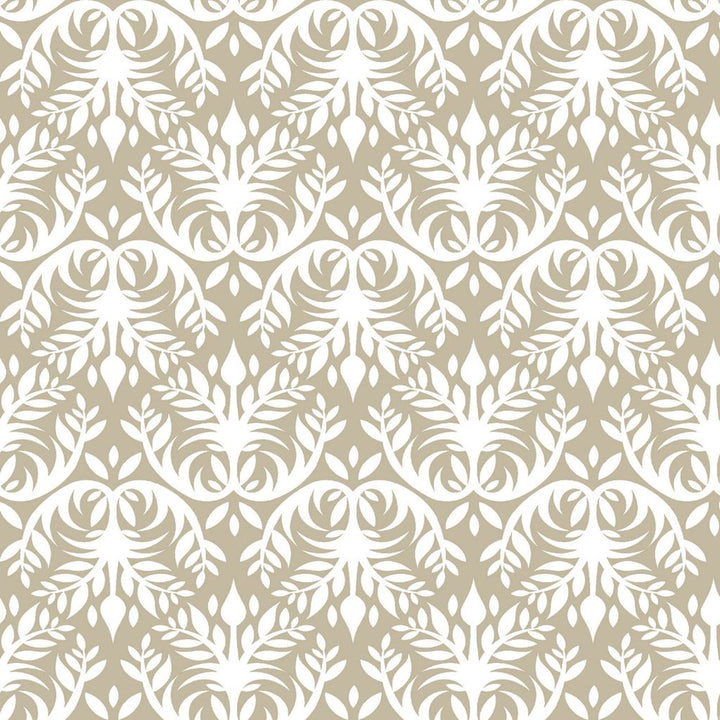 Double Dutch Damask Reversal Linen by RM CoCo Fabric