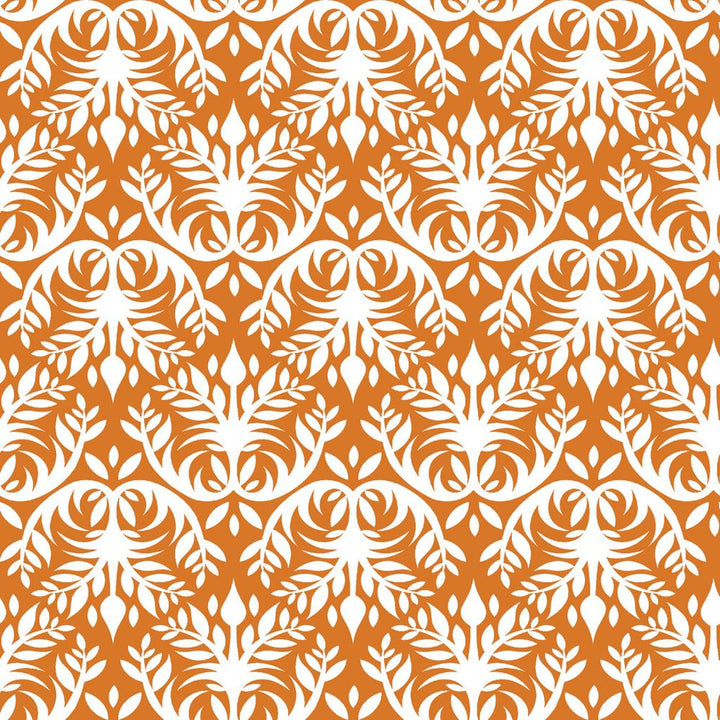 Double Dutch Damask Reversal Orange Slice by RM CoCo Fabric ColorWorks Spring 2022 RM Studio See Sample 0 Horizontal: 9 and Vertical: 9 0 - Fabric Carolina -