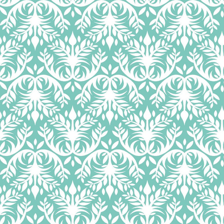 Double Dutch Damask Reversal Sea Glass by RM CoCo Fabric ColorWorks Spring 2022 RM Studio See Sample 0 Horizontal: 9 and Vertical: 9 0 - Fabric Carolina -