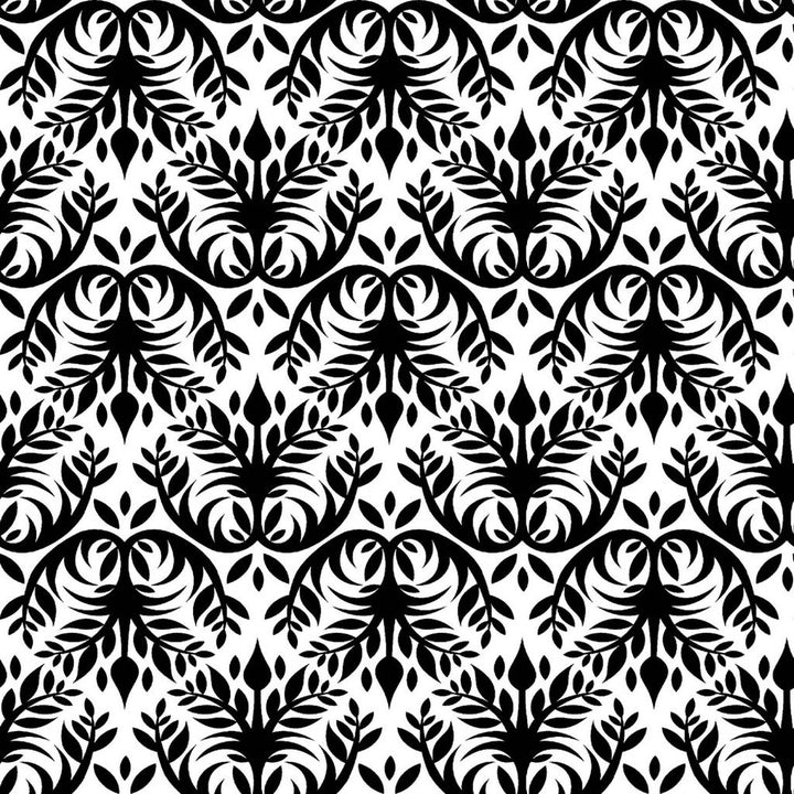 Double Dutch Damask Domino by RM CoCo Fabric