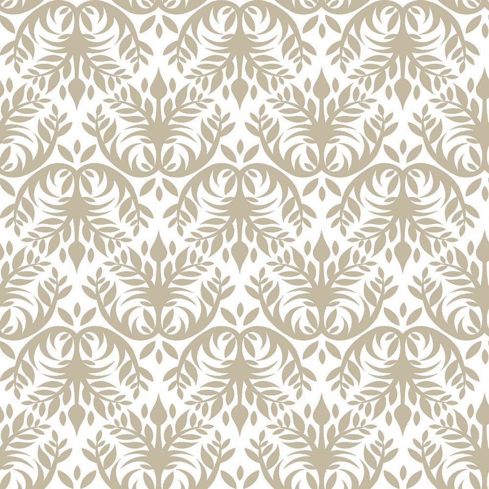 Double Dutch Damask Sandstone by RM CoCo Fabric ColorWorks Spring 2022 RM Studio See Sample 0 Horizontal: 9 and Vertical: 9 0 - Fabric Carolina -