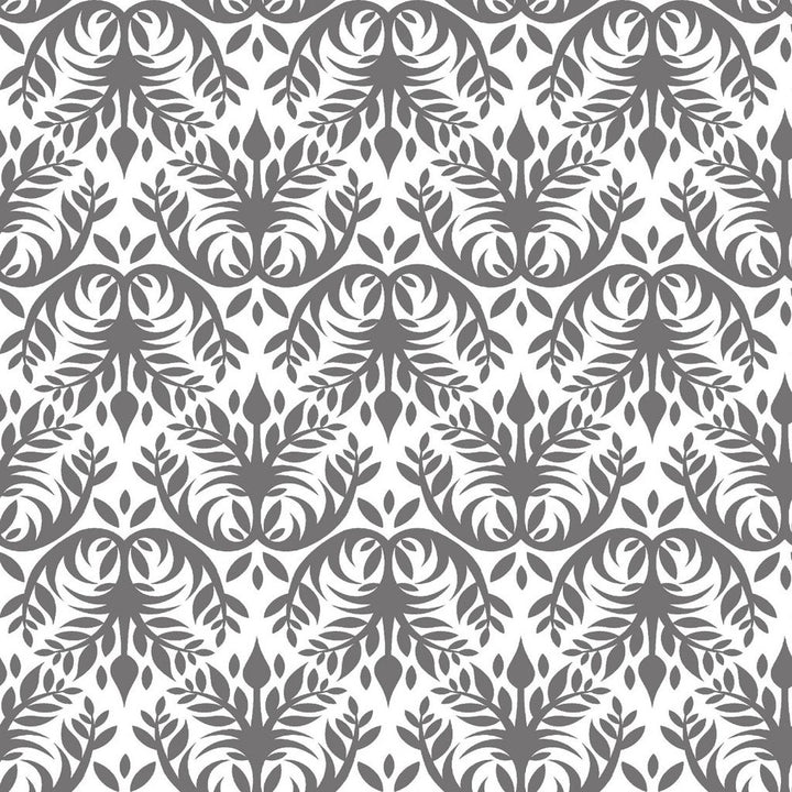 Double Dutch Damask Shadow by RM CoCo Fabric