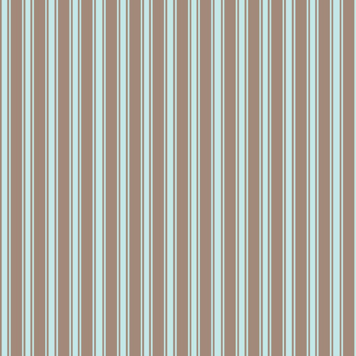 Double Dutch Stripe Reversal Robin's Egg by RM CoCo Fabric