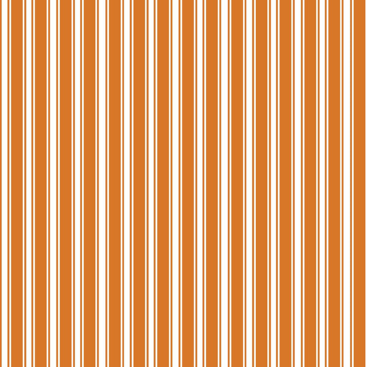 Double Dutch Stripe Reversal Orange Slice by RM CoCo Fabric