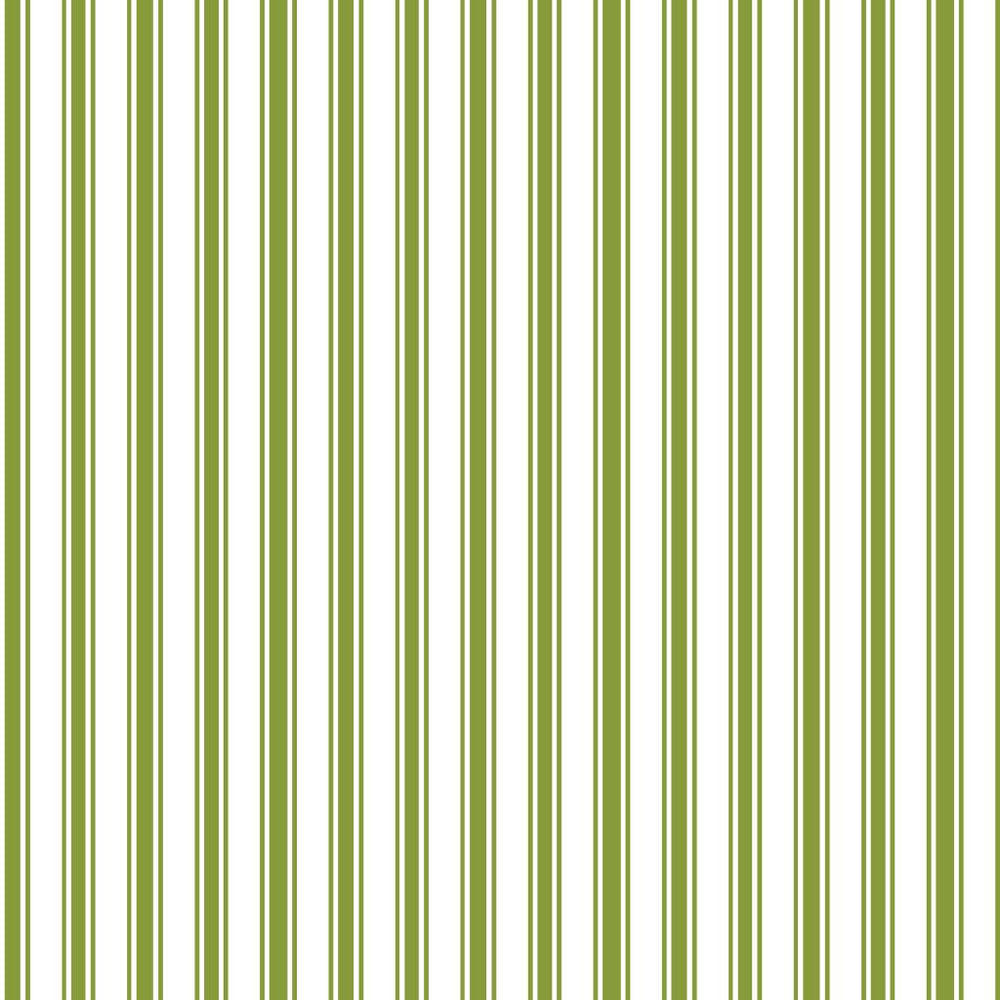 Double Dutch Stripe Basil by RM CoCo Fabric