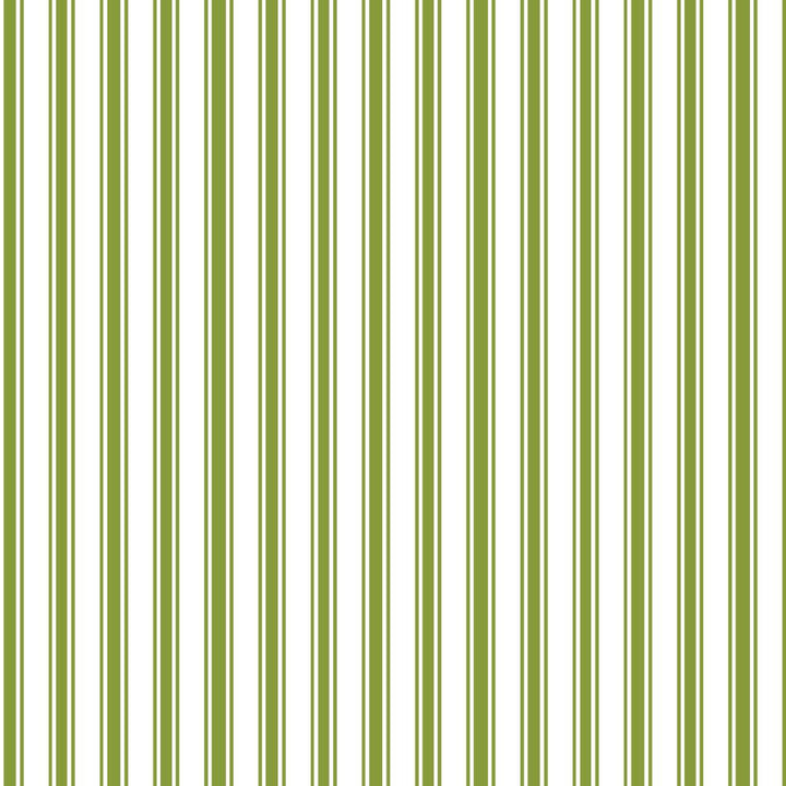 Double Dutch Stripe Basil by RM CoCo Fabric