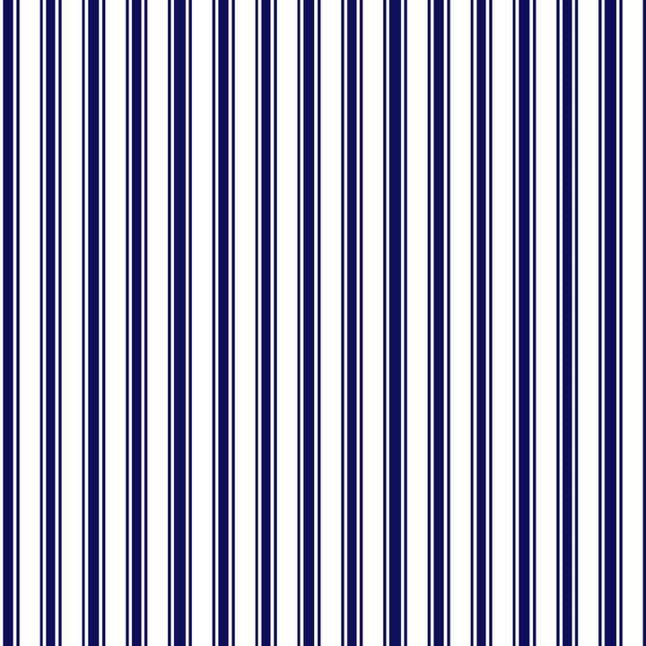 Double Dutch Stripe Cobalt by RM CoCo Fabric