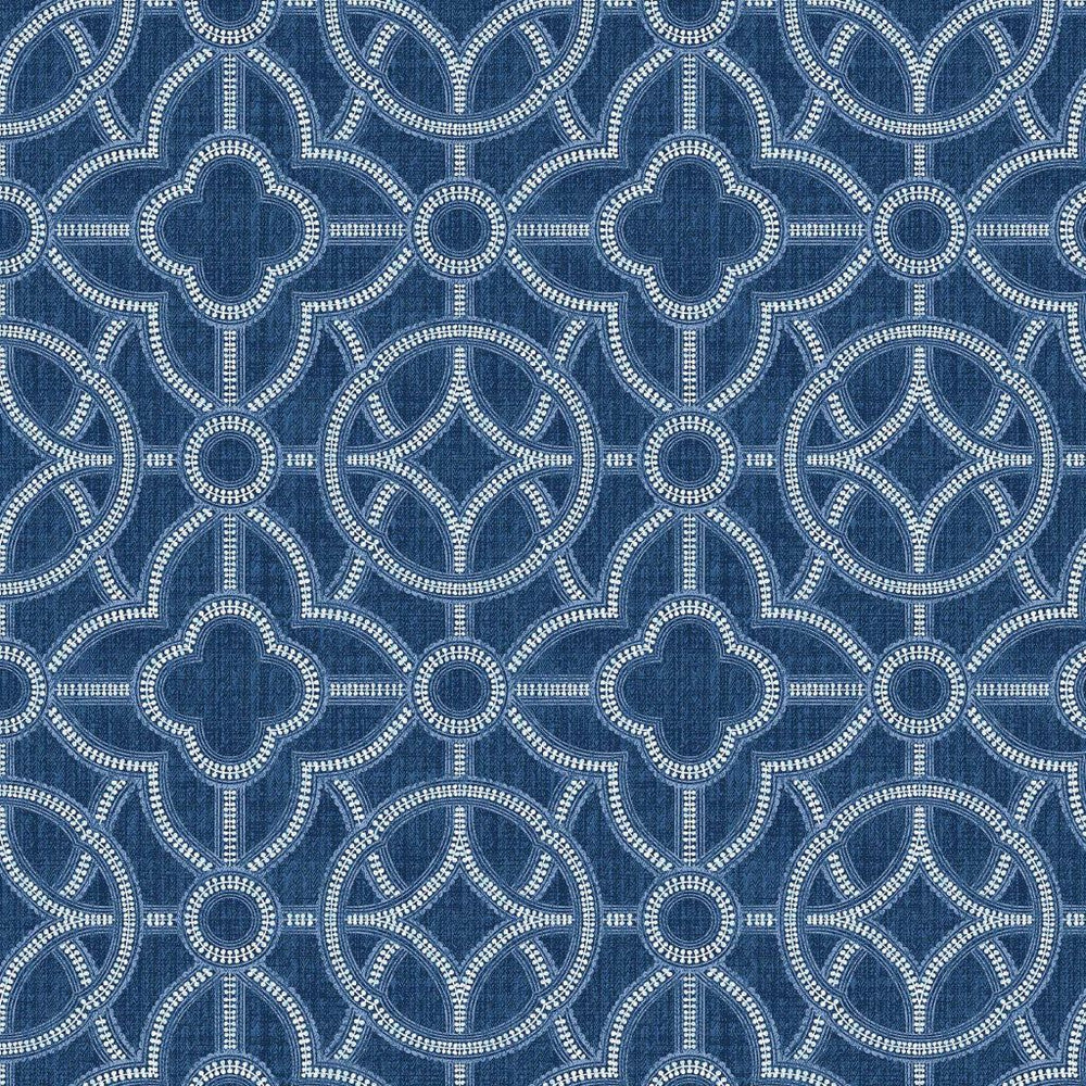 Roundabout Indigo by RM CoCo Fabric