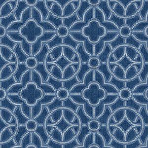 Roundabout Indigo by RM CoCo Fabric