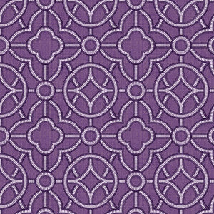 Roundabout African Violet by RM CoCo Fabric