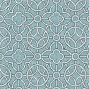 Roundabout Aqua Mist by RM CoCo Fabric