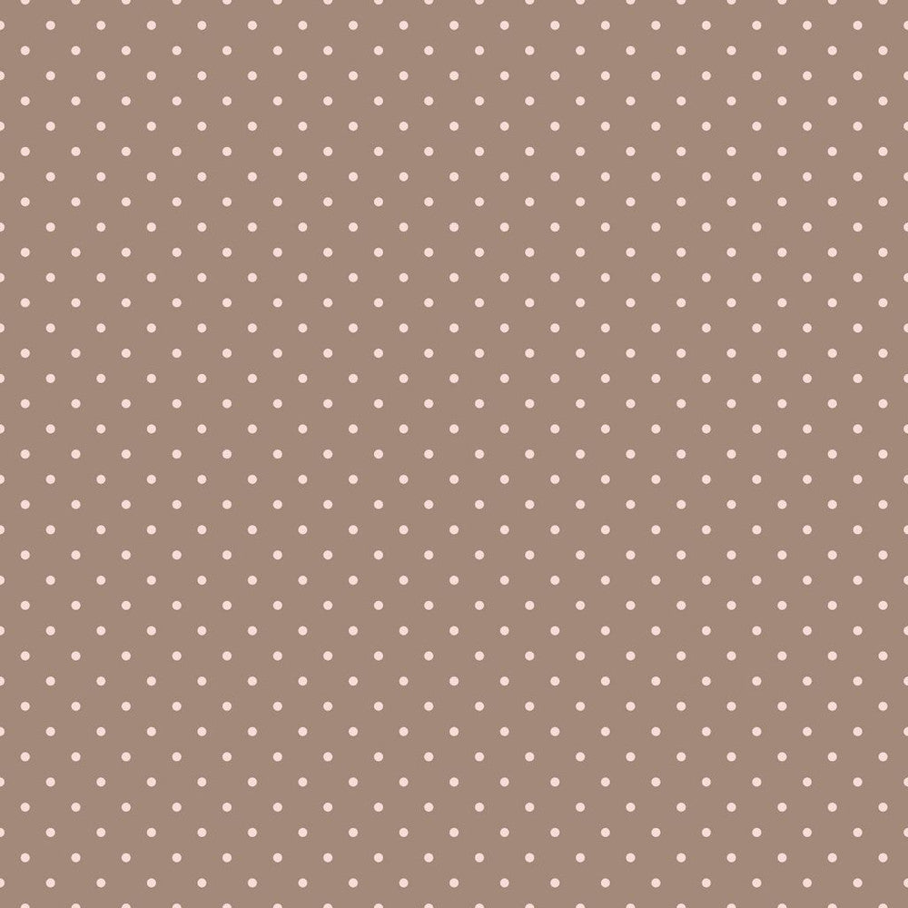 Spot On Reversal Chocolate Strawberry by RM CoCo Fabric