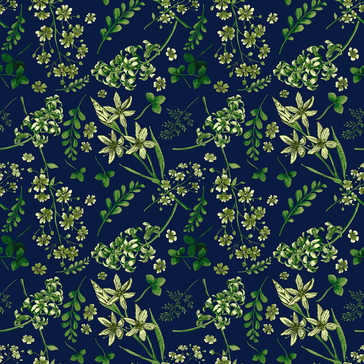 Wildflower Mono Bluegrass by RM CoCo Fabric