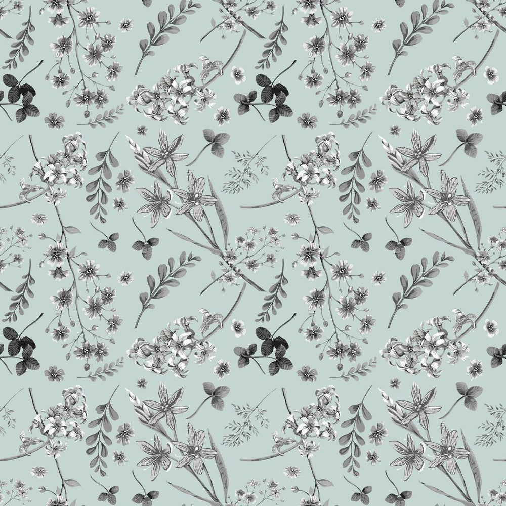 Wildflower Mono Spa by RM CoCo Fabric