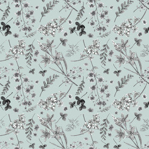 Wildflower Mono Spa by RM CoCo Fabric