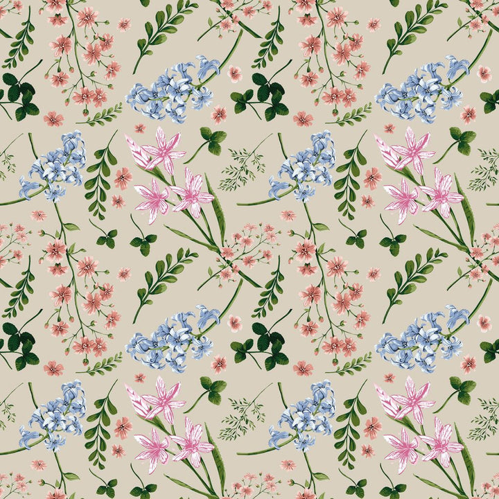 Wildflower Multi Linen by RM CoCo Fabric