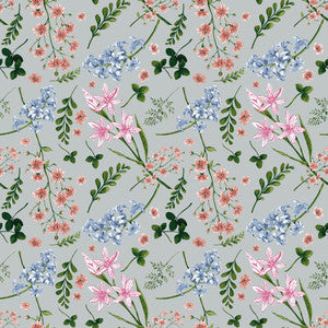 Wildflower Multi Platinum by RM CoCo Fabric